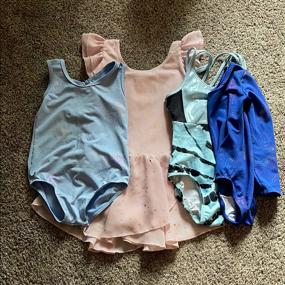 Assorted Girls' Leotards and Dress Set